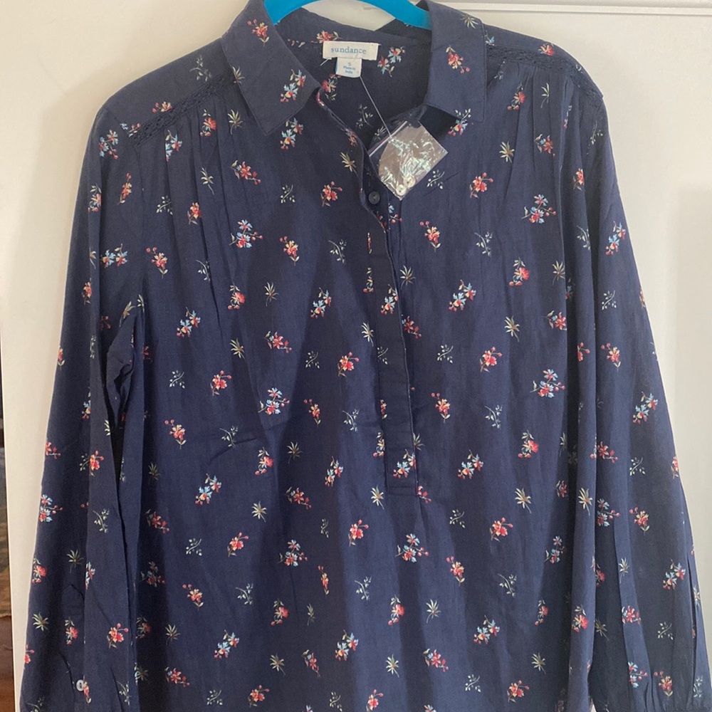NWT Sundance button front shirt boho